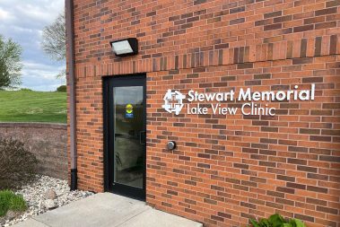 Stewart Memorial Clinics Signage